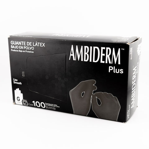 Guantes Plus Negro Grande C/100 Ambiderm