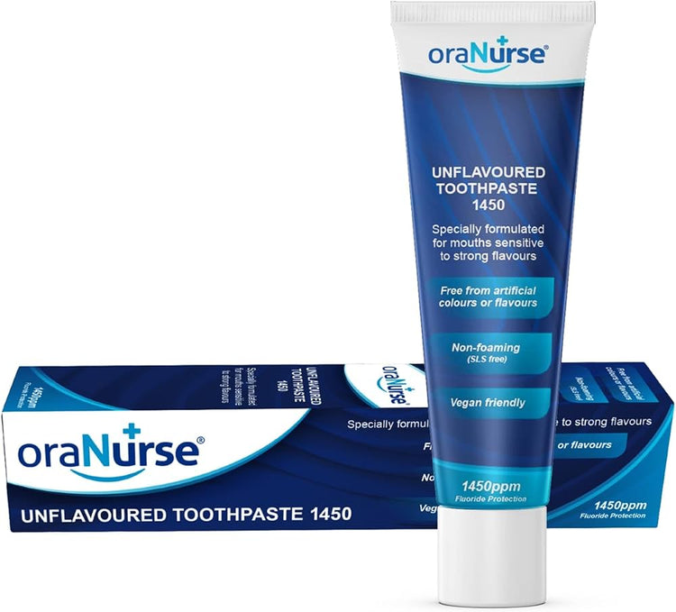Pasta De Dientes Oranurse Sin Sabor 1450 Ppm De Flúor