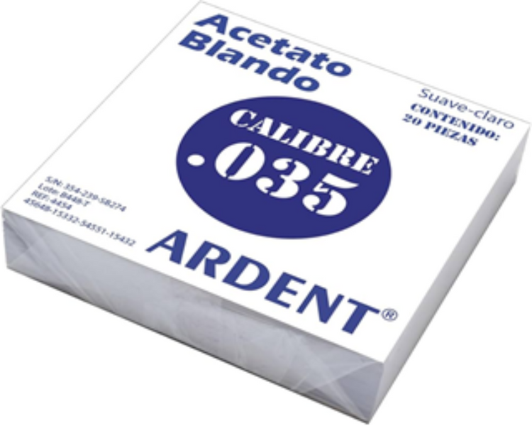 Acetato Blando #35 C/20 Ardent