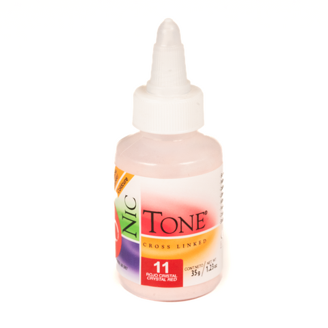 Acrilico Ortodoncia Nictone 35Gr #11 Rojo Cristal