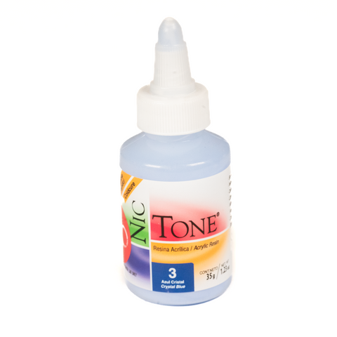 Acrilico Ortodoncia Nictone 35Gr #3 Azul Cristal