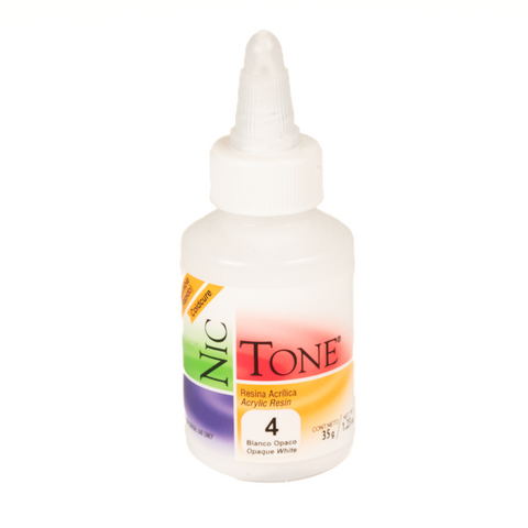 Acrilico Ortodoncia Nictone 35Gr #4 Blanco Opaco