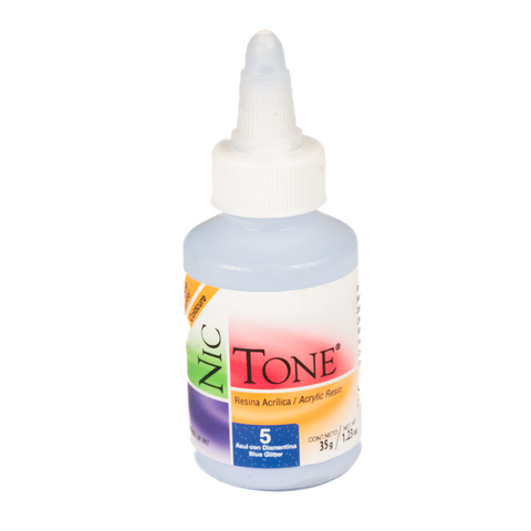 Acrilico Ortodoncia Nictone 35Gr #5 Azul Diamantina