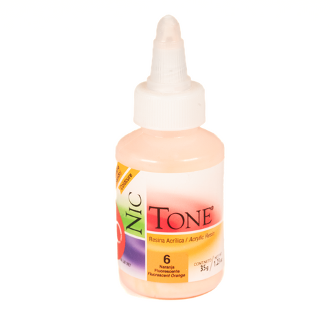 Acrilico Ortodoncia Nictone 35Gr #6 Naranja Fluorecente