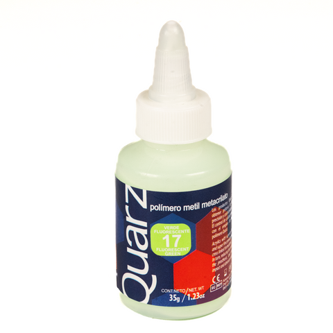 Acrilico Ortodoncia Quarz 35Gr 17 Verde Fluorecente