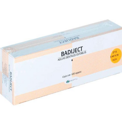 Aguja Badiject Caja 27 Larga C/100