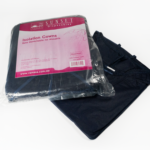 Bata Desechable C/Puño C/10 Sunset