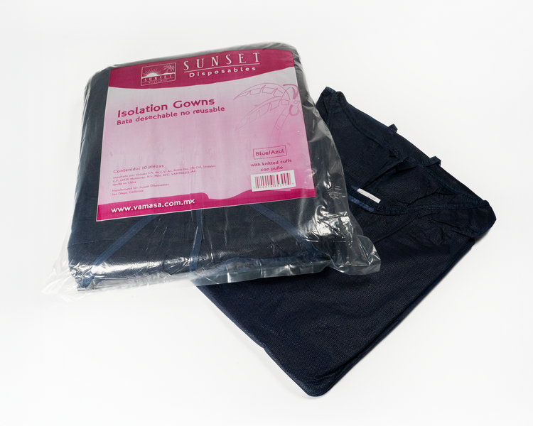 Bata Desechable C/Puño C/10 Sunset