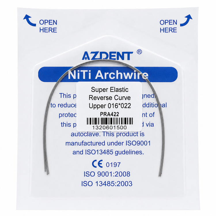Arco Niti Curva Inversa - Paq 2 Piezas