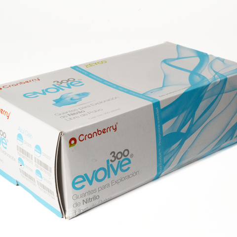 Guantes Nitrilo Evolve 300 Azul Cielo