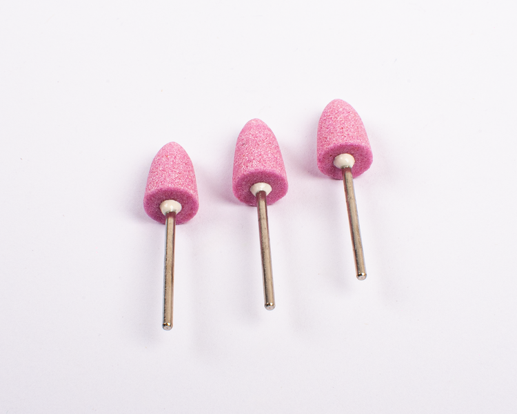 PIEDRA MONTADA T42 ROSA C/MANDRIL