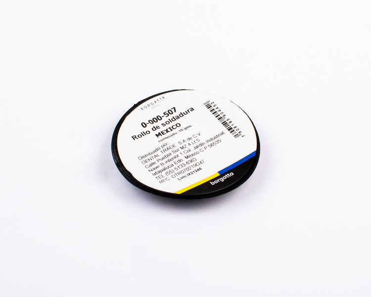 Rollo Soldadura 10g Borgatta