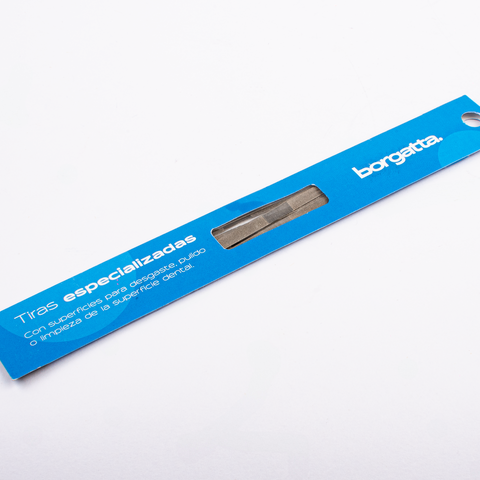 Tiras Acero Inoxidable Dos Luces C/12 Borgatta