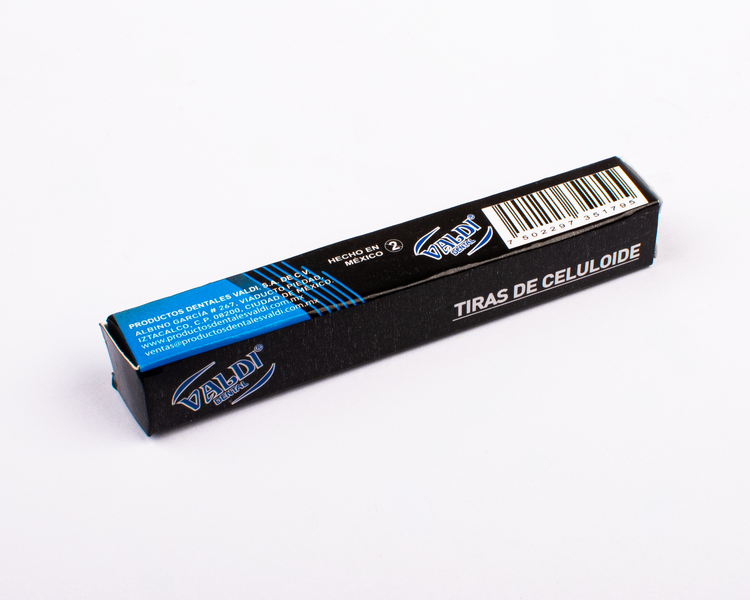 Tiras de Celuloide C/50 Valdi