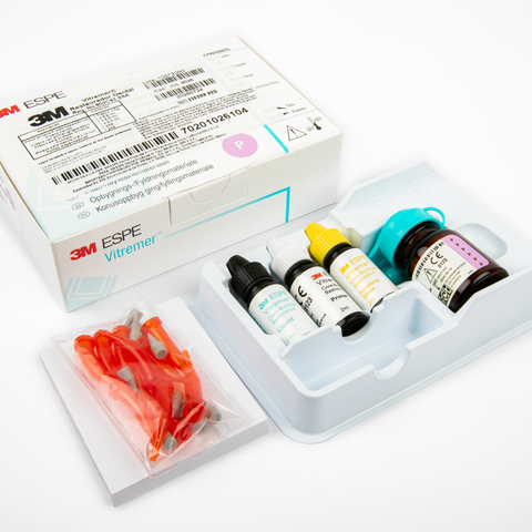 Vitremer Estuche Pequeño Pediatrico 3M Ionomero De Vidrio Modificado Con Resina
