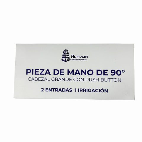Pieza De Alta Push Button 2 Entradas, 1 Irrigacion