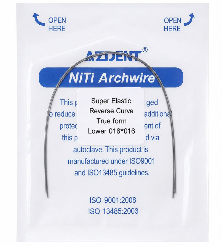 Arco Niti Curva Inversa - Paq 2 Piezas