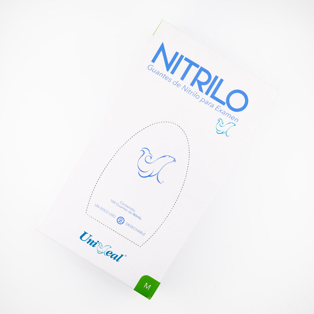 Guante nitrilo Uniseal c/100 -  M