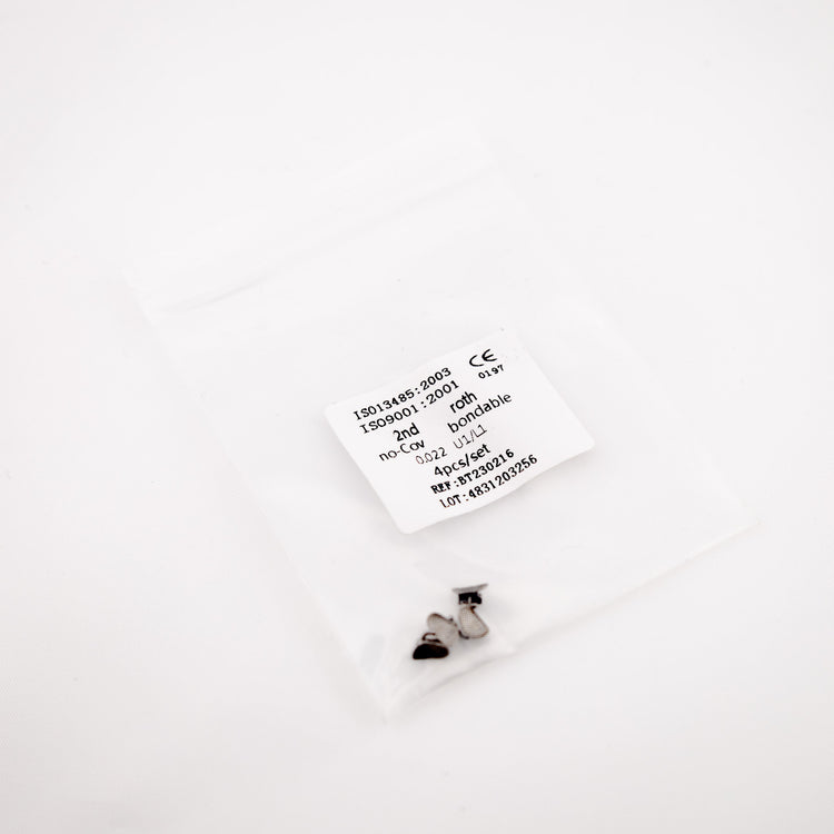 Tubos Primera y Segunda Molar C/4 Azdent