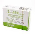 Hoja Bisturi #20 Sensimedical De Acero Al Carbon C/100