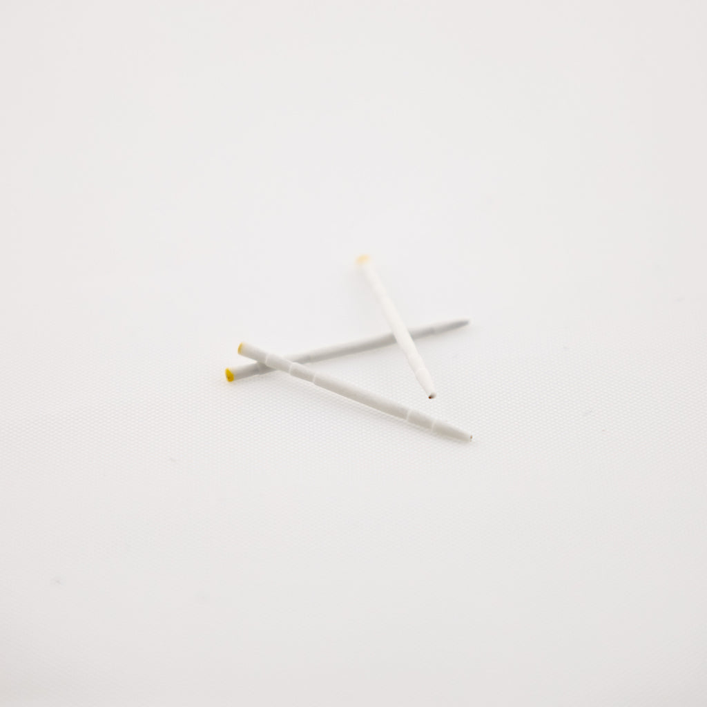 Postes De Fibra De Vidrio Amarillo #1 C/10 Angelus