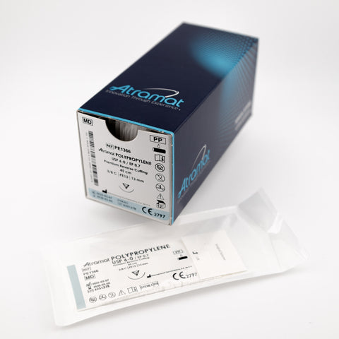 Sutura Atramat - no absorbible - polipropileno