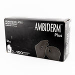 Guantes Plus Negro Grande C/100 Ambiderm