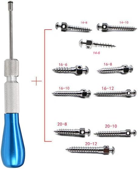 Juego de destornillador y 20 mini tornillos