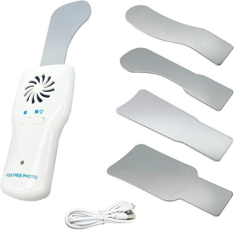 Espejo antivaho Automático Dental para Reflector de Fotografía Oral Espejo de Ortodoncia Desempañador