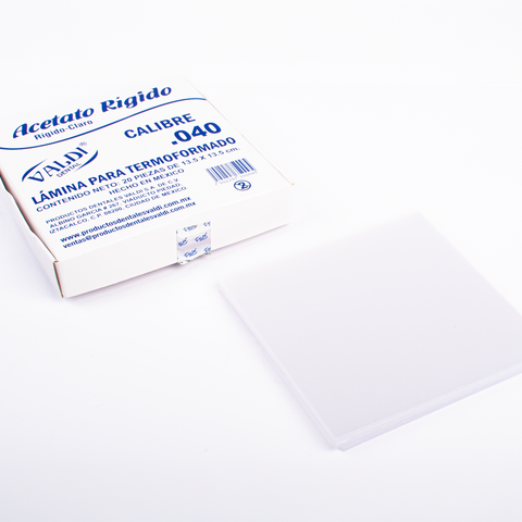 Acetato Rigido No.40 Valdi C/20