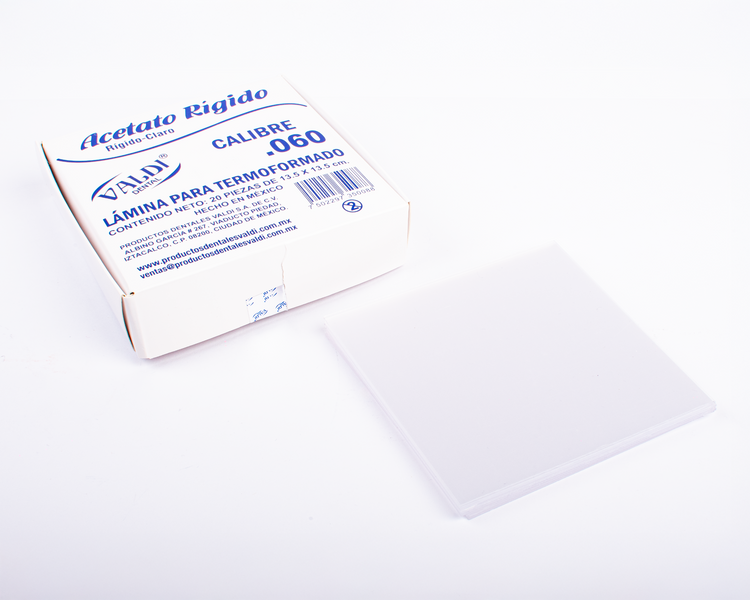 Acetato Rigido No.60 Valdi C/20