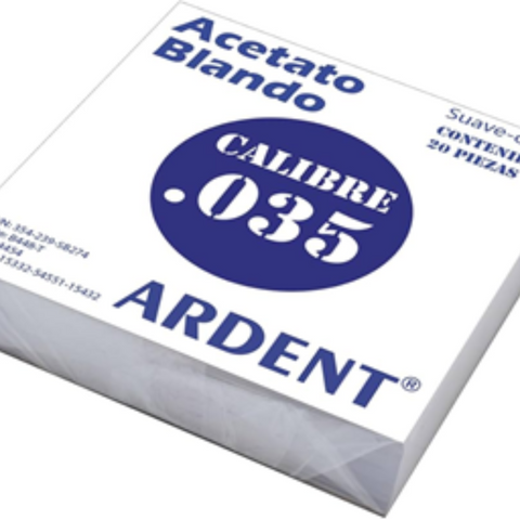 Acetato Blando #35 C/20 Ardent