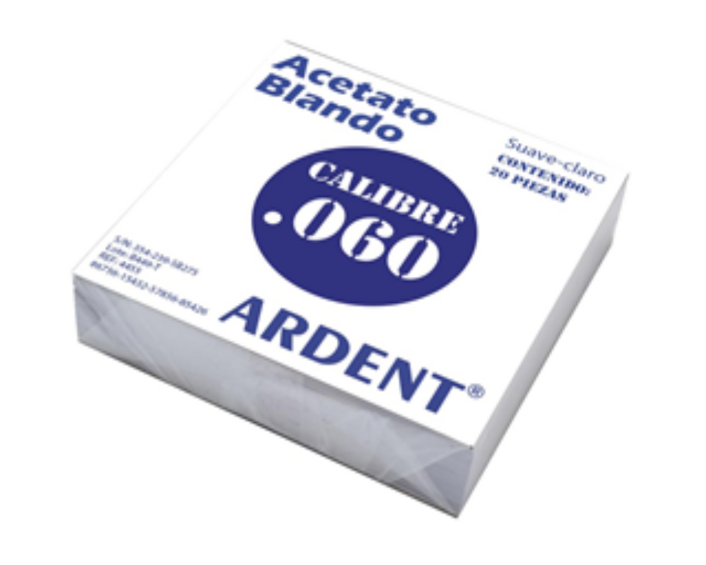 Acetato Blando #60 C/20 Ardent