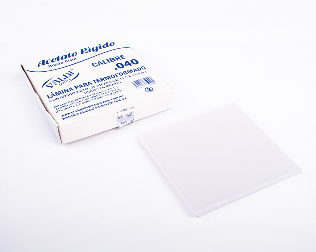 Acetato Rigido No.40 Valdi PZ