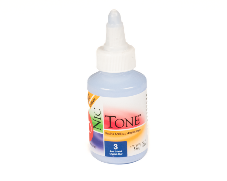 Acrilico Ortodoncia Nictone 35Gr #3 Azul Cristal