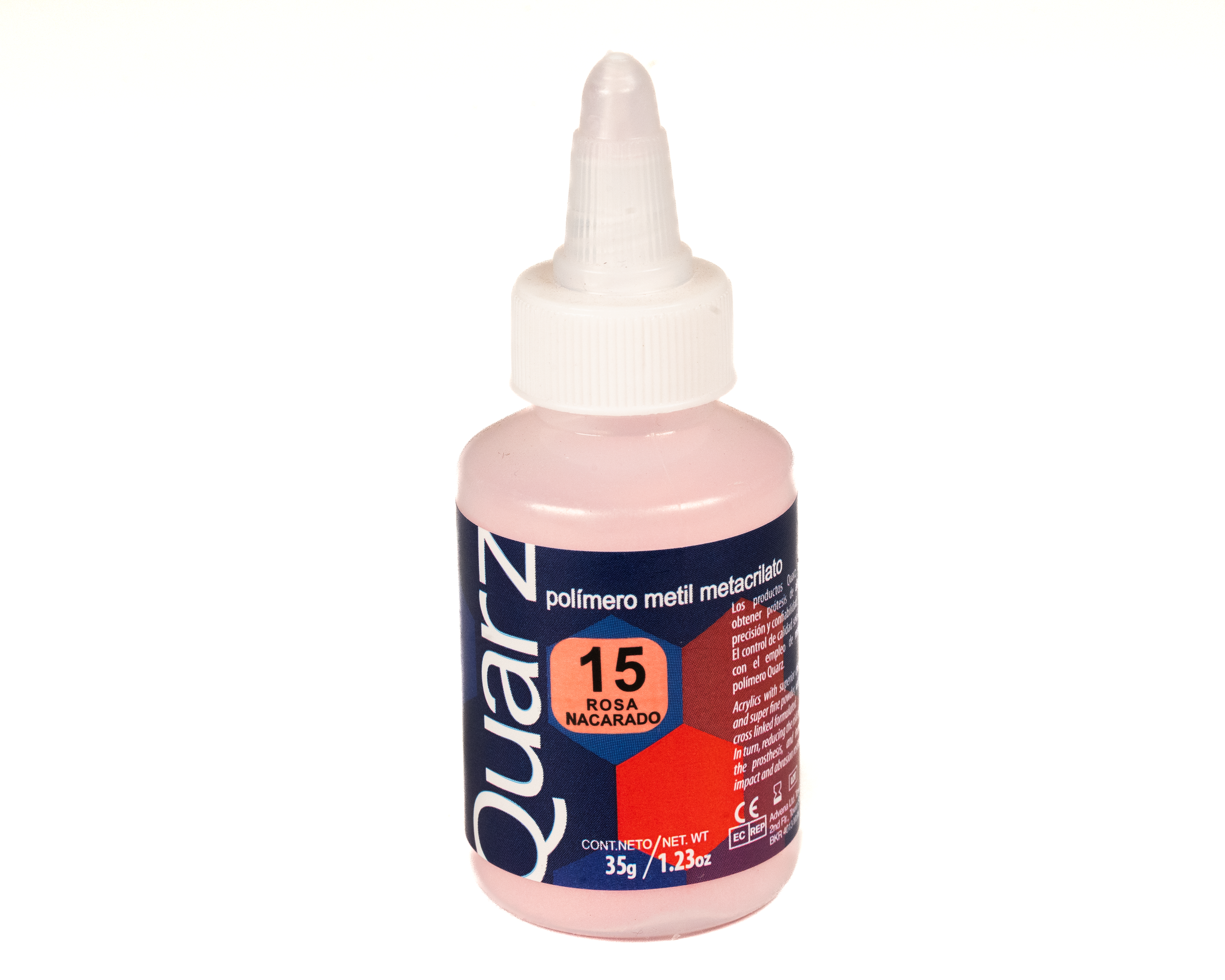 Acrilico Ortodoncia Quarz 35Gr 15 Rosa Nacarado