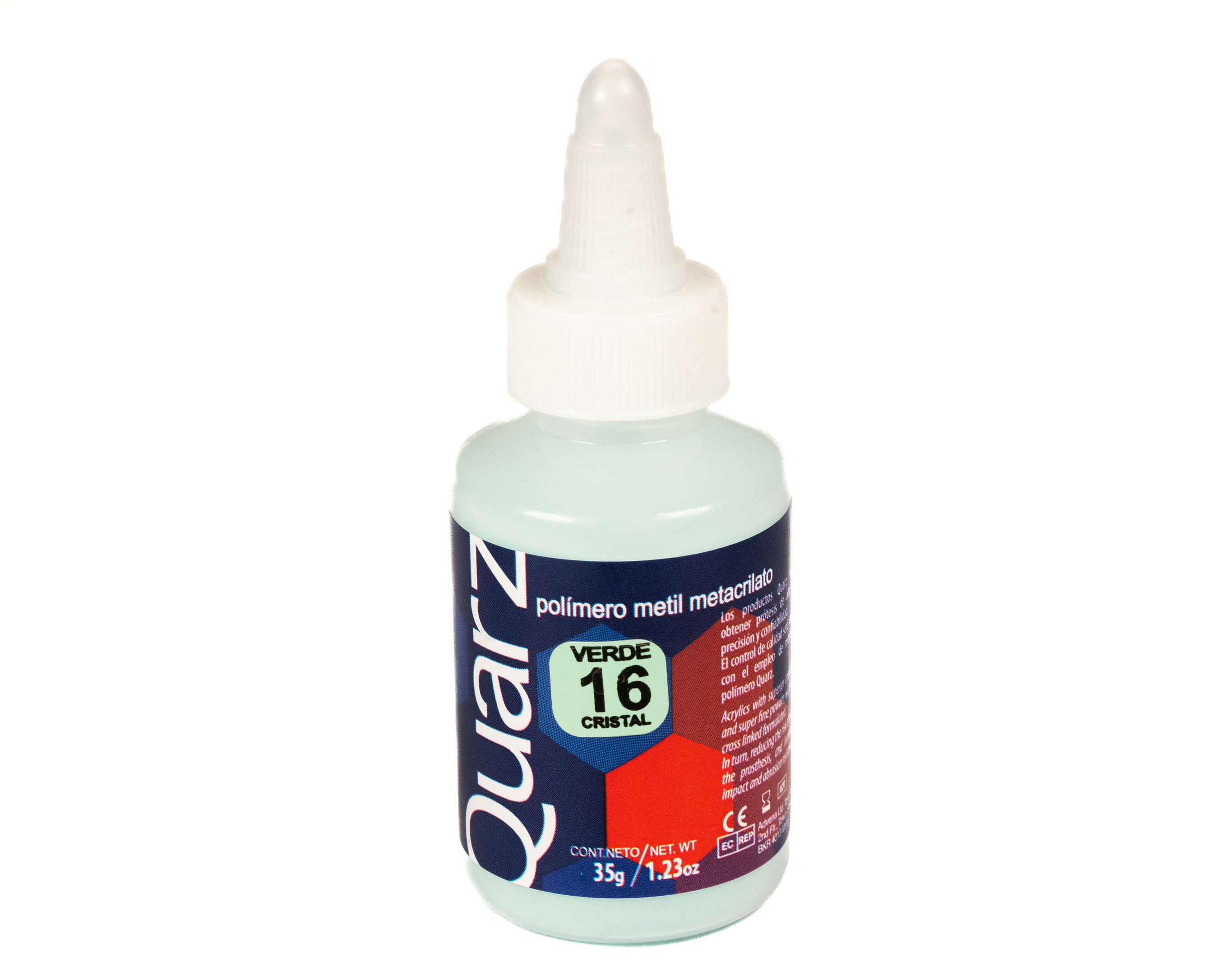 Acrilico Ortodoncia Quarz 35Gr 16 Verde Cristal