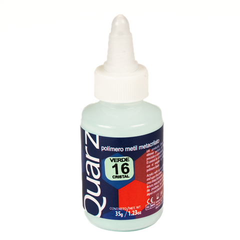 Acrilico Ortodoncia Quarz 35Gr 16 Verde Cristal