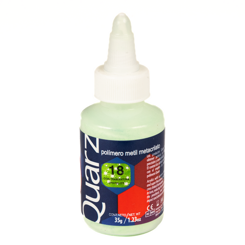 Acrilico Ortodoncia Quarz 35Gr 18 Verde Diamantina