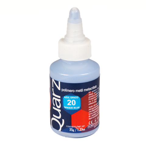 Acrilico Ortodoncia Quarz 35Gr 20 Azul Opaco