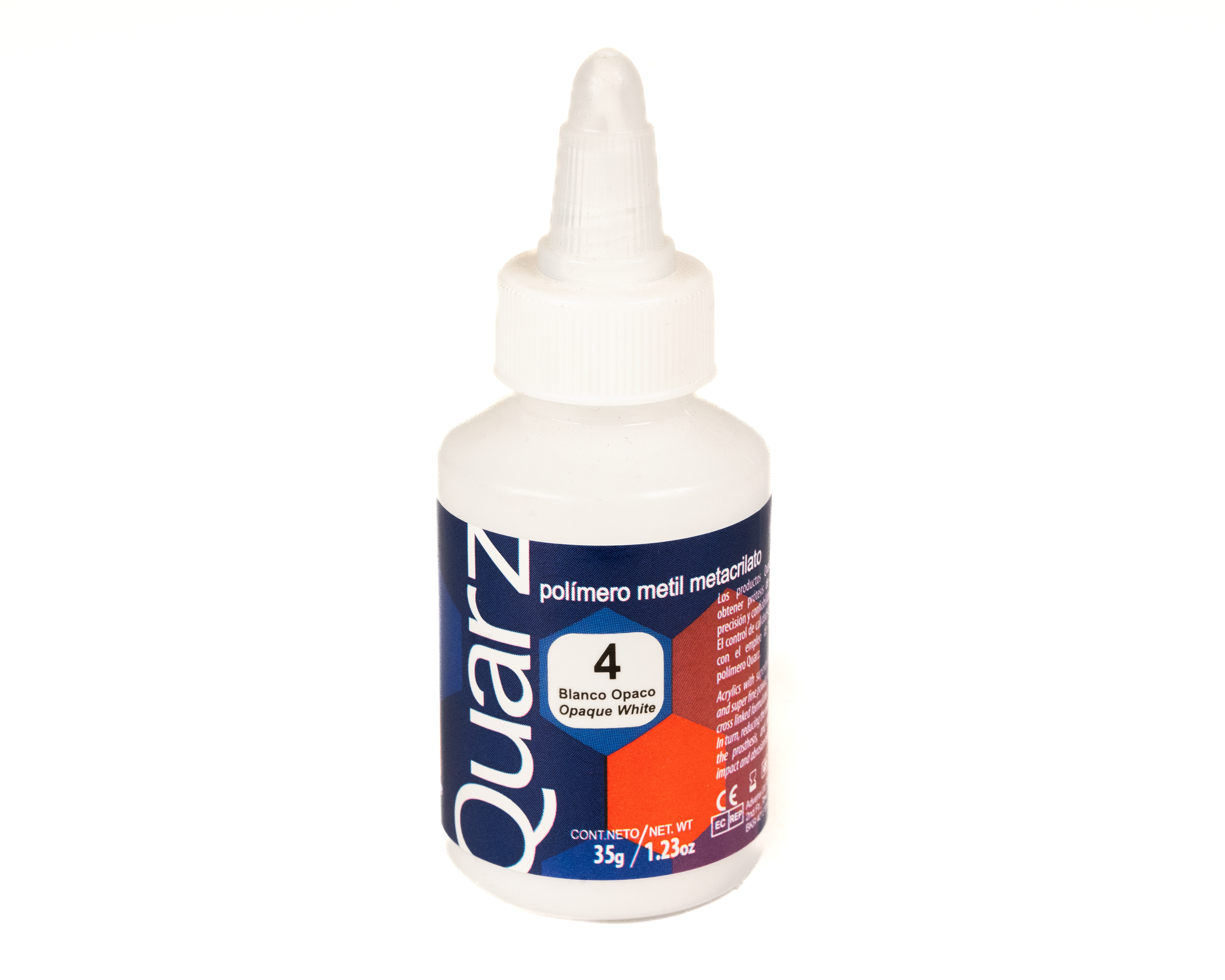 Acrilico Ortodoncia Quarz 35Gr 4 Blanco Opaco