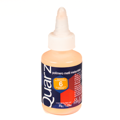 Acrilico Ortodoncia Quarz 35Gr 6 Naranja Fluorecente