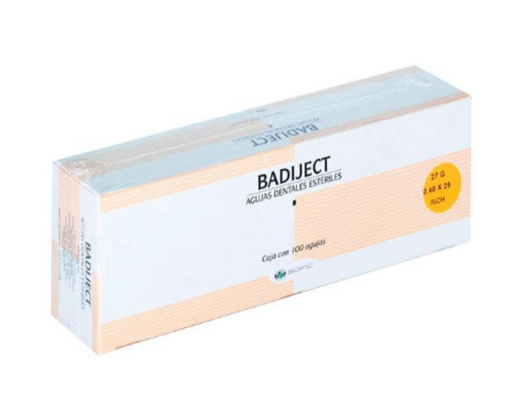 Aguja Badiject Caja 27 Larga C/100