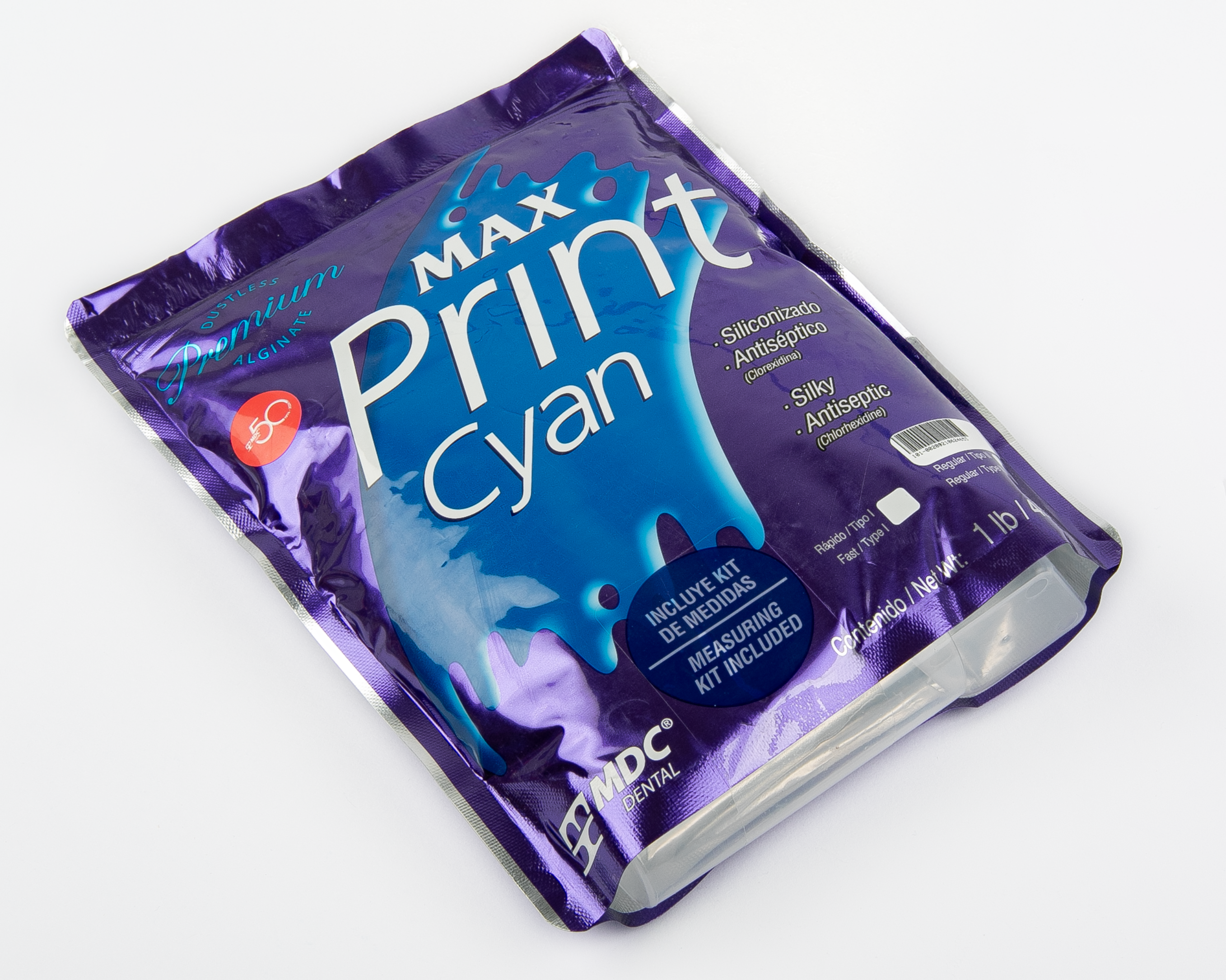 Alginato Max Print Cyan 454Gr
