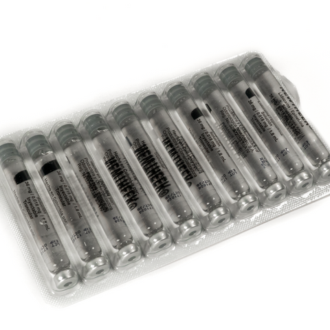 Anestesia Newtheek vidrio - lidocaina c/ epinefrina 2% - pz