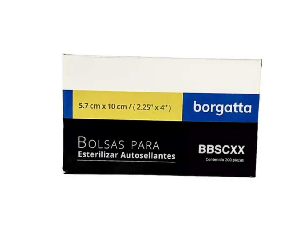 Bolsas P/Esterilizar 5.7 x 10 cm Borgatta