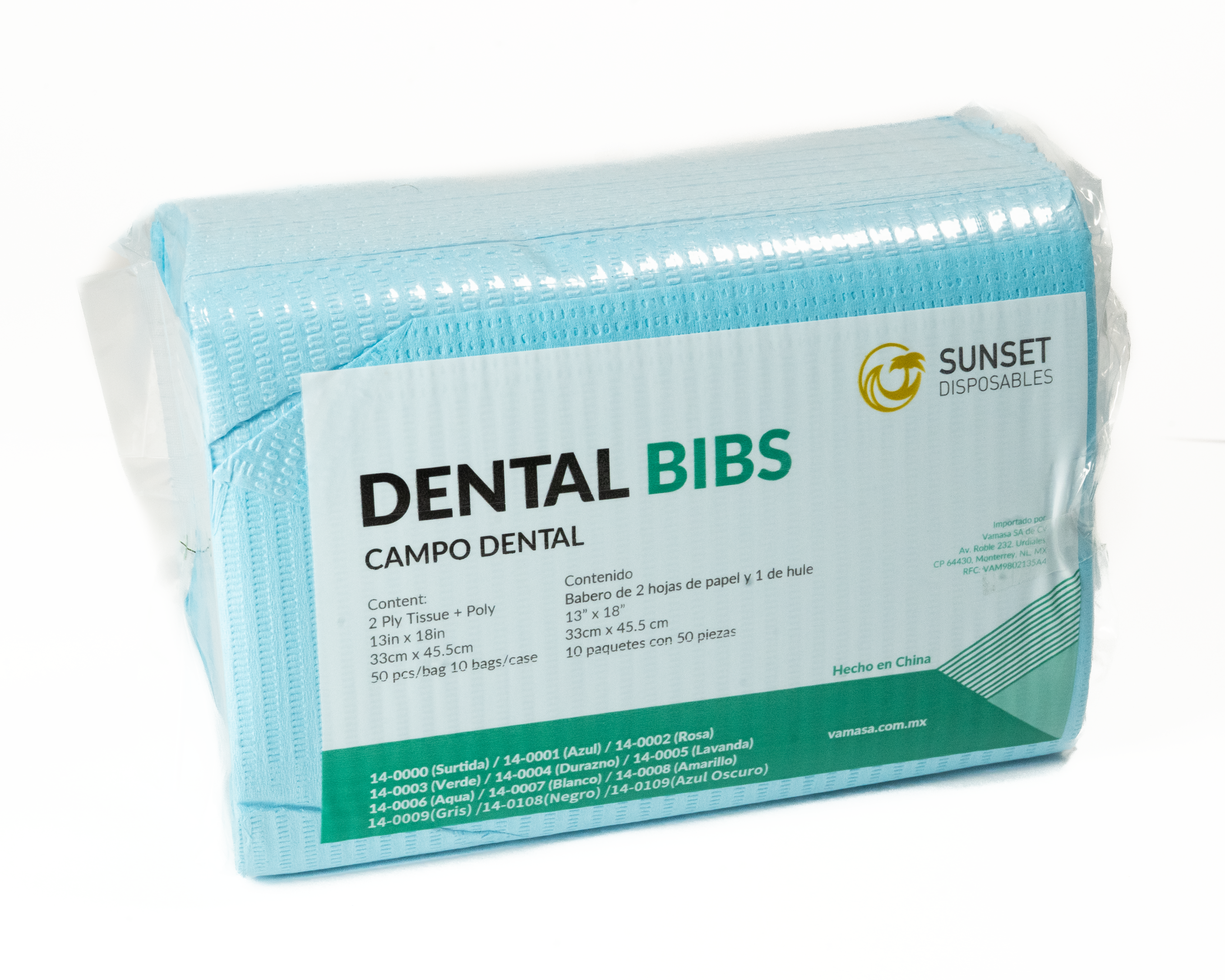 Campos Desechables Sunset 50 pz