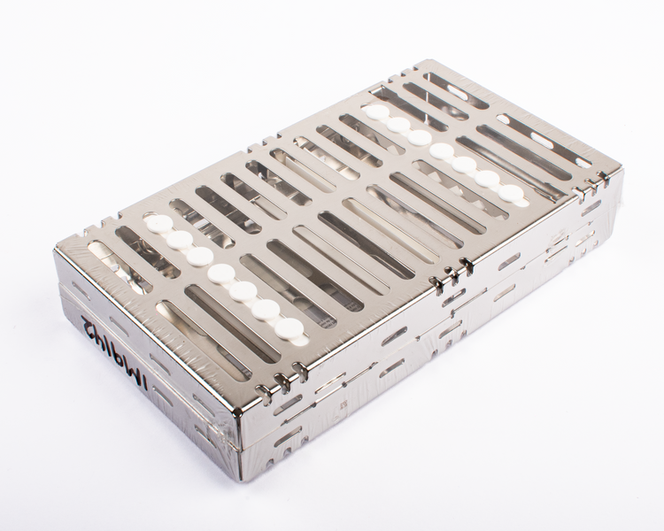 Cassette doble 14 instrumentos blanco Hu-Friedy