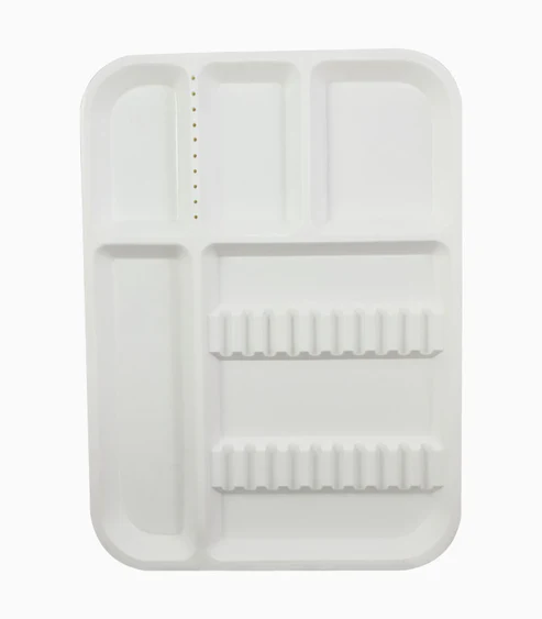 Charola plastico Vor - acanalada grande