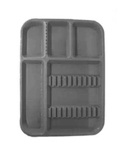 Charola plastico Vor - acanalada grande